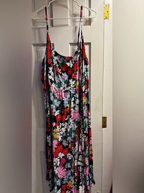 Old Navy Fit & Flare Cami Midi Dress
